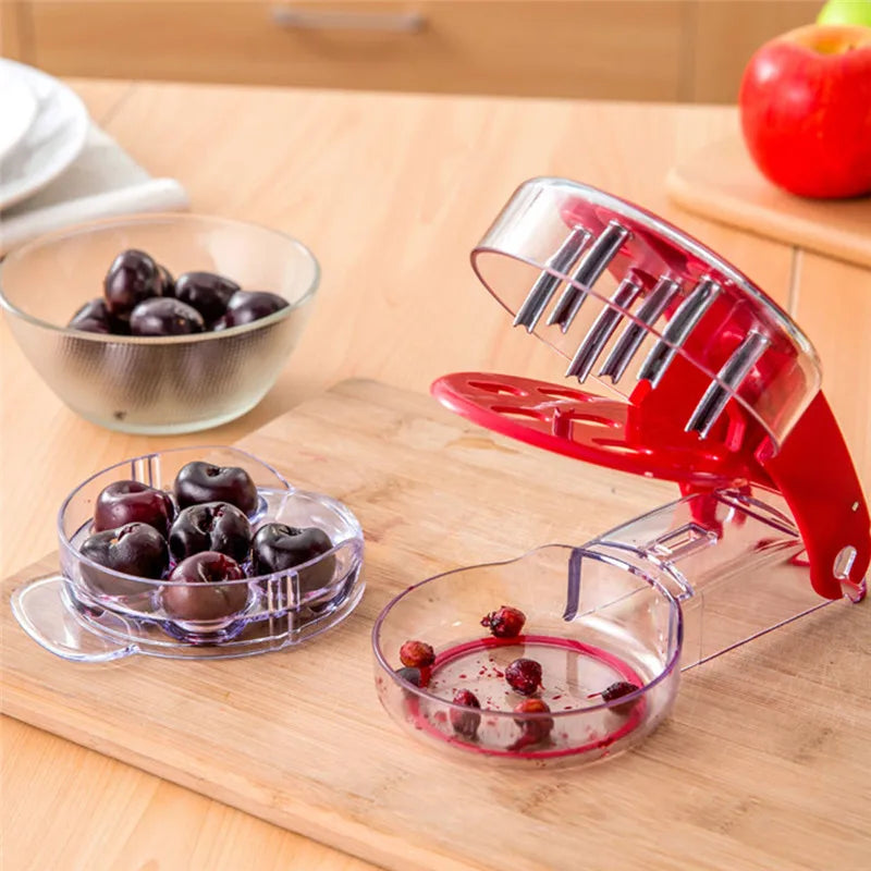 Fast Cherry Pitter Cherry Stone Remover Seed Separator Remove Cherry Bones Fruit Corer Olive Pits Fruit Tools Kitchen Gadgets