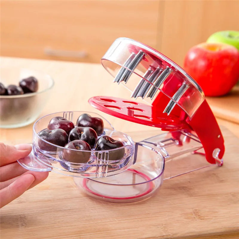 Fast Cherry Pitter Cherry Stone Remover Seed Separator Remove Cherry Bones Fruit Corer Olive Pits Fruit Tools Kitchen Gadgets