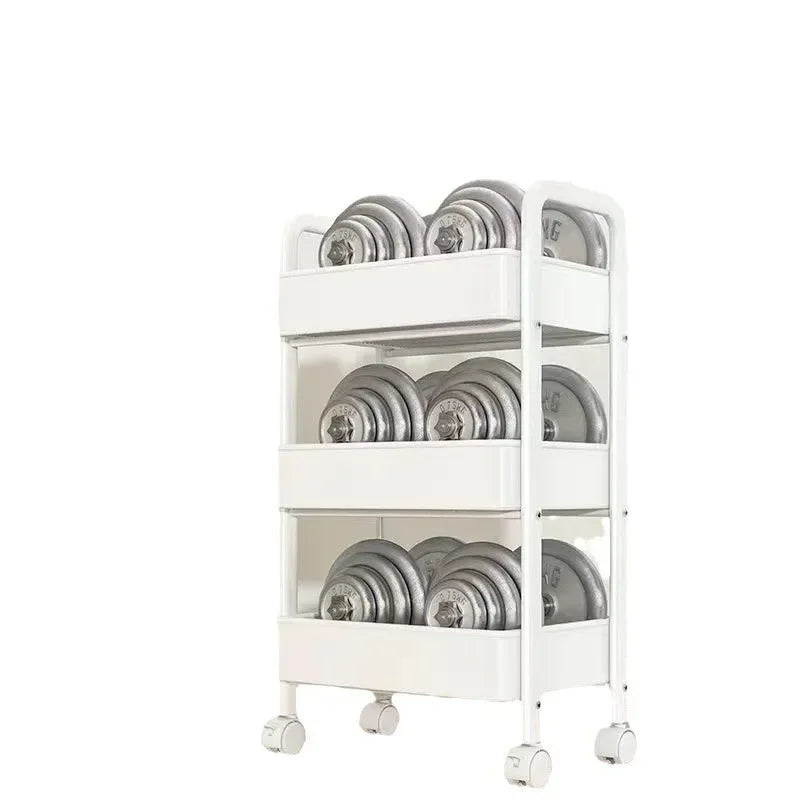 New Trolley Rack Kitchen Floor Bedroom Multi-Layer Baby Snacks Mobile Bathroom Bathroom Storage Storage Rack