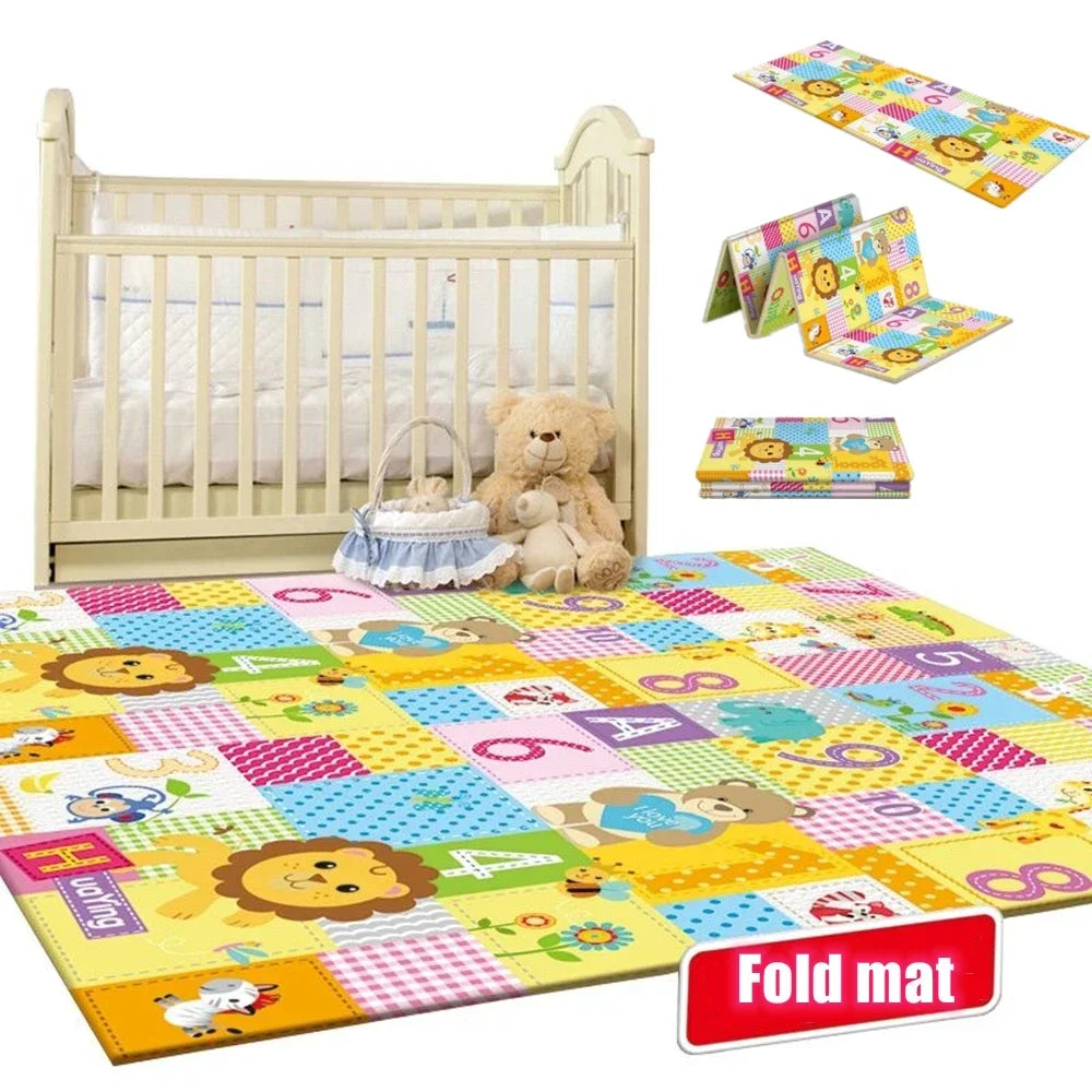 Non-toxic Foldable Baby Play Mat Puzzle Educational Children's Carpet in The Nursery Climbing Pad Kids Rug Activitys Games Toys