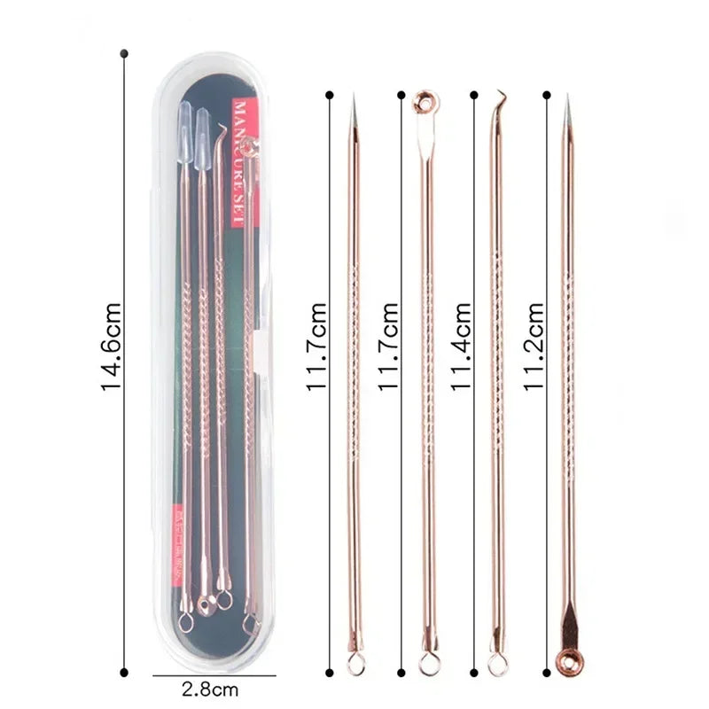 German Ultra-fine No. 5 Cell Pimples Blackhead Clip Tweezers Beauty Face Health Salon Special blackhead remover Acne Needle Tool