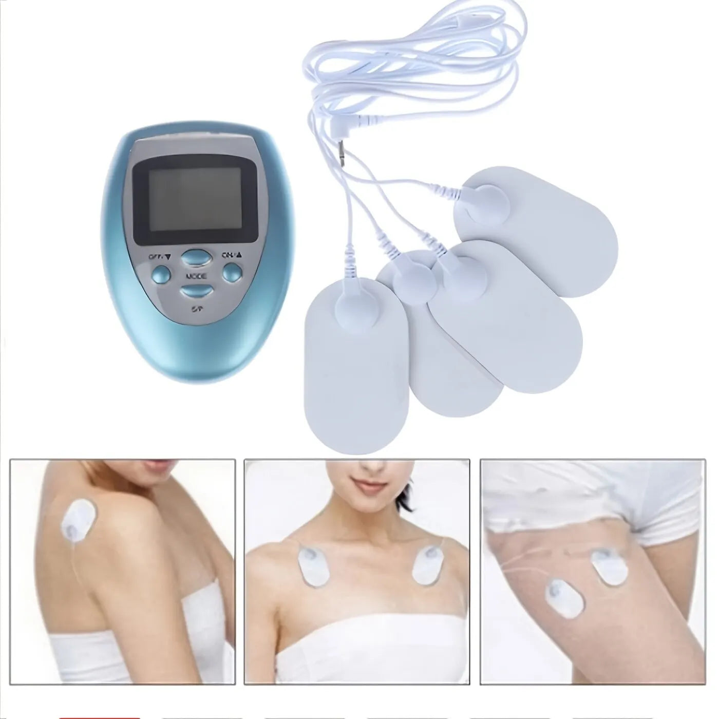 Micro Current Body Electric Massager 8 Modes Multi-Function Electric Massager With LED Display Meridian Massager For Full Body