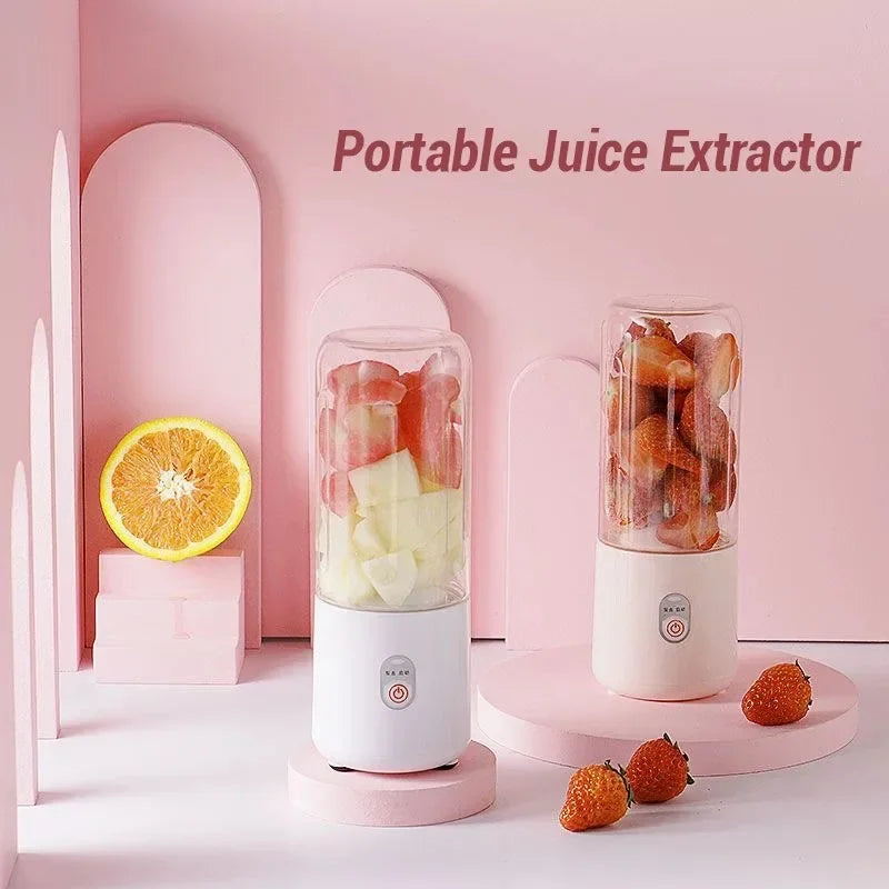 Juice Extractor Electric Juicer Portable Blender Milkshake Mixers Kitchen Acceesories USB Rechargeable juicer Mixer Machine