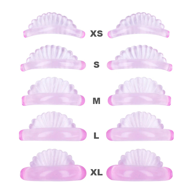 5 Pair 5 Size Lash Lift Silicone Pads Eyelash Perm 3D Curler Eye Patches  Applicator Tools Eyelashes Extension Accessories