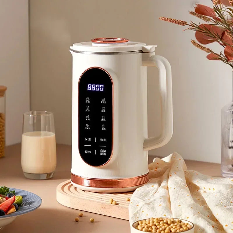 Mini Soybean Milk 10-leaf Blade Kitchen Appliances 220V Soybean Milk Machine Electric Juicer Blender Maker Wall Breaking Machine