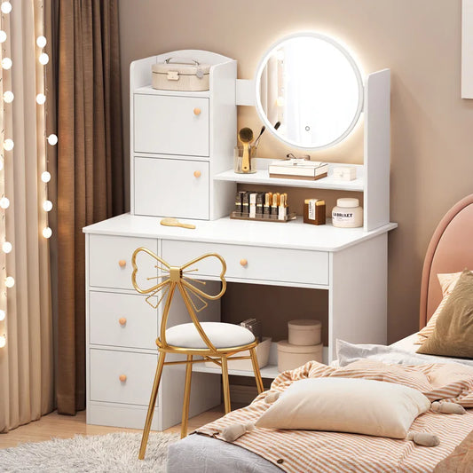 Dressing Table Bedroom Small Modern Simple Storage Cabinet Integrated Small Apartment Internet CelebrityinsWind Makeup Table