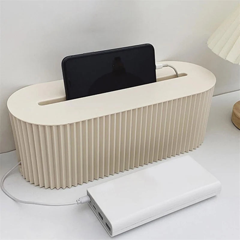 Nordic Plug Board Storage Box Cable Wire Organizer Case Socket Wireless WiFi Router Bracelet Desktop Data Line Plug Holder Shelf