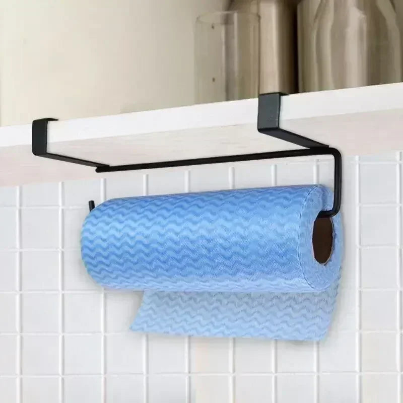 NonPunching Kitchen Household Multifunctional Toilet Holder Paper Roll Tool Minimalist Organization PaperTowel Clothes Hat Hooks