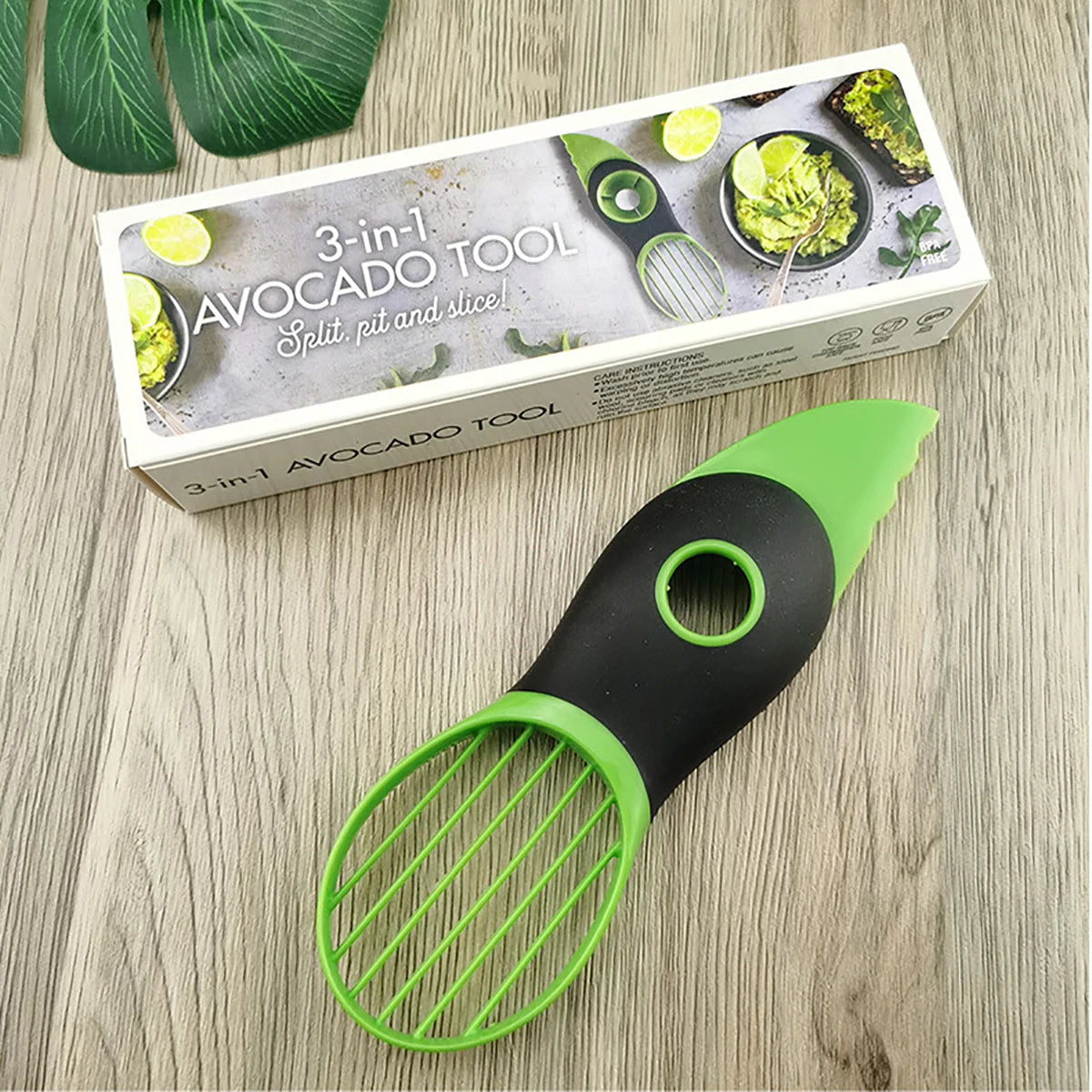 3 in 1 Avocado Slicer Cutter Enucleator Shea Corer Fruit Peeler Pulp Separator Avocado Knife Kitchen Acceesories Gadgets Tools