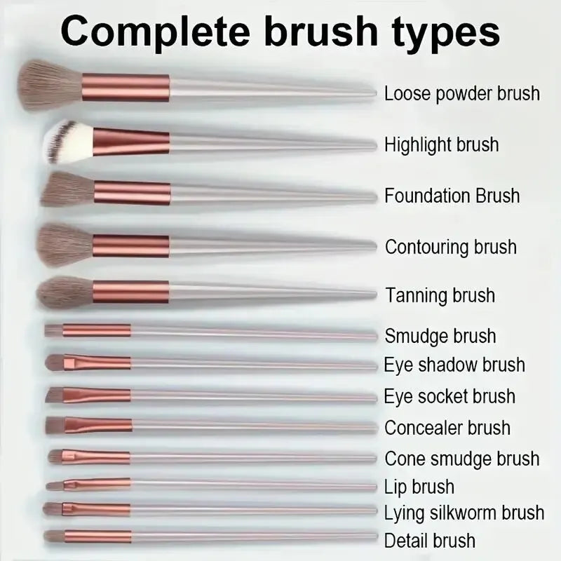 Makeup Brush Set Soft Fluffy Professiona Cosmetic Foundation Powder Eyeshadow Kabuki Blending Make Up Brush Beauty Tool Makeup