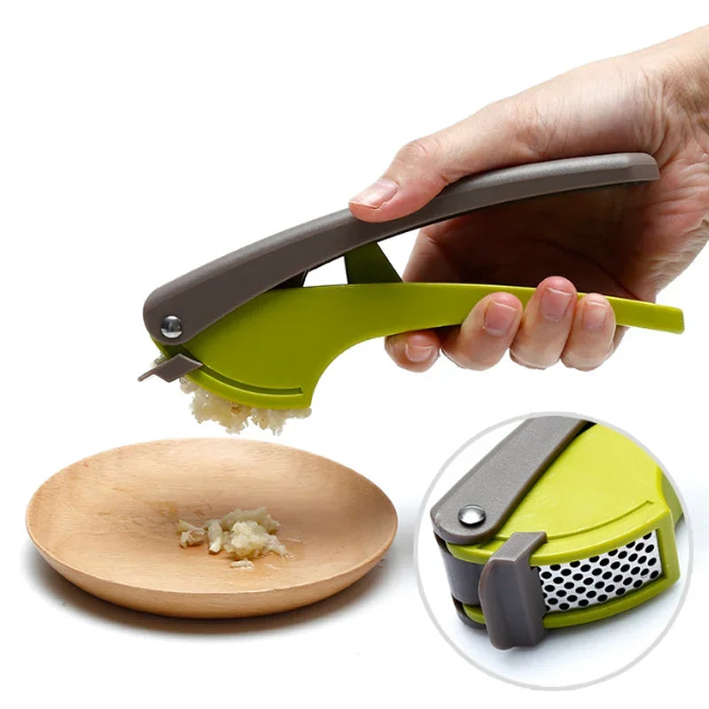 Multifunctional Garlic Press Chopper Zinc Alloy Slicer Crusher Peeler Manual Kitchen Hacking Gadgets