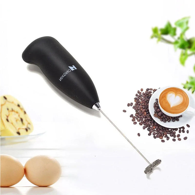 Milk Frother Handheld Mini Electric Foamer Coffee Maker Egg Beater for Cappuccino Stirrer Portable Blender Kitchen Whisk Tools