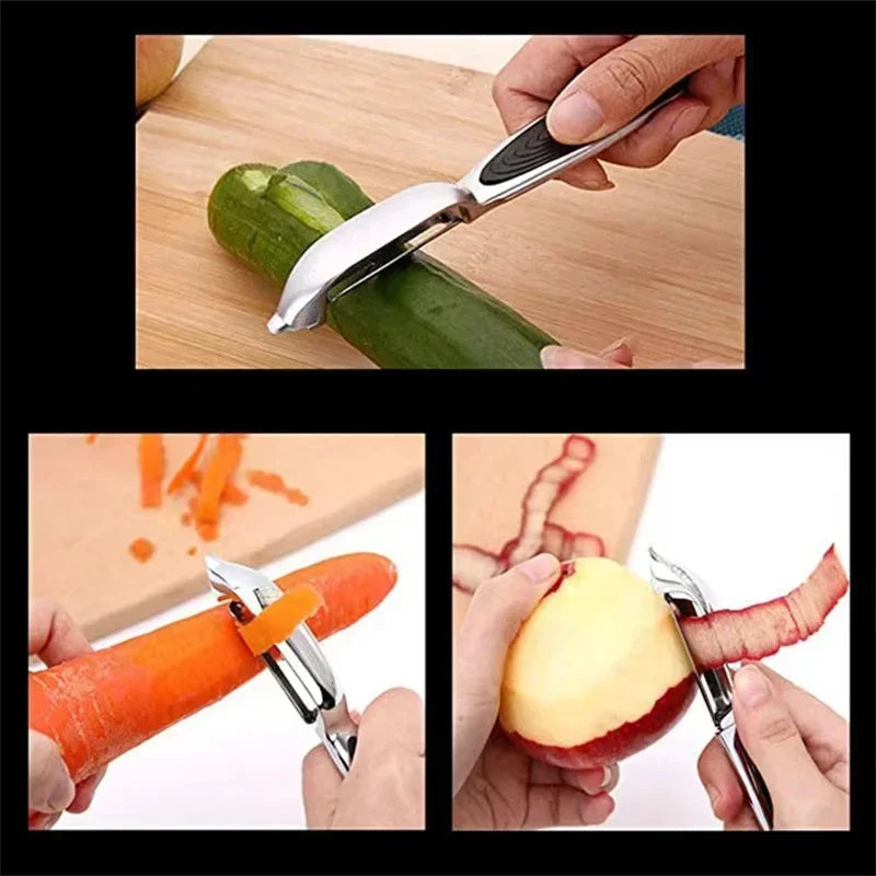 Tool Kitchen Acceesories Peeler Carrot Multifunction Grater Multi-function Vegetable Chopper Handheld Cut Fruit Stainless Steel