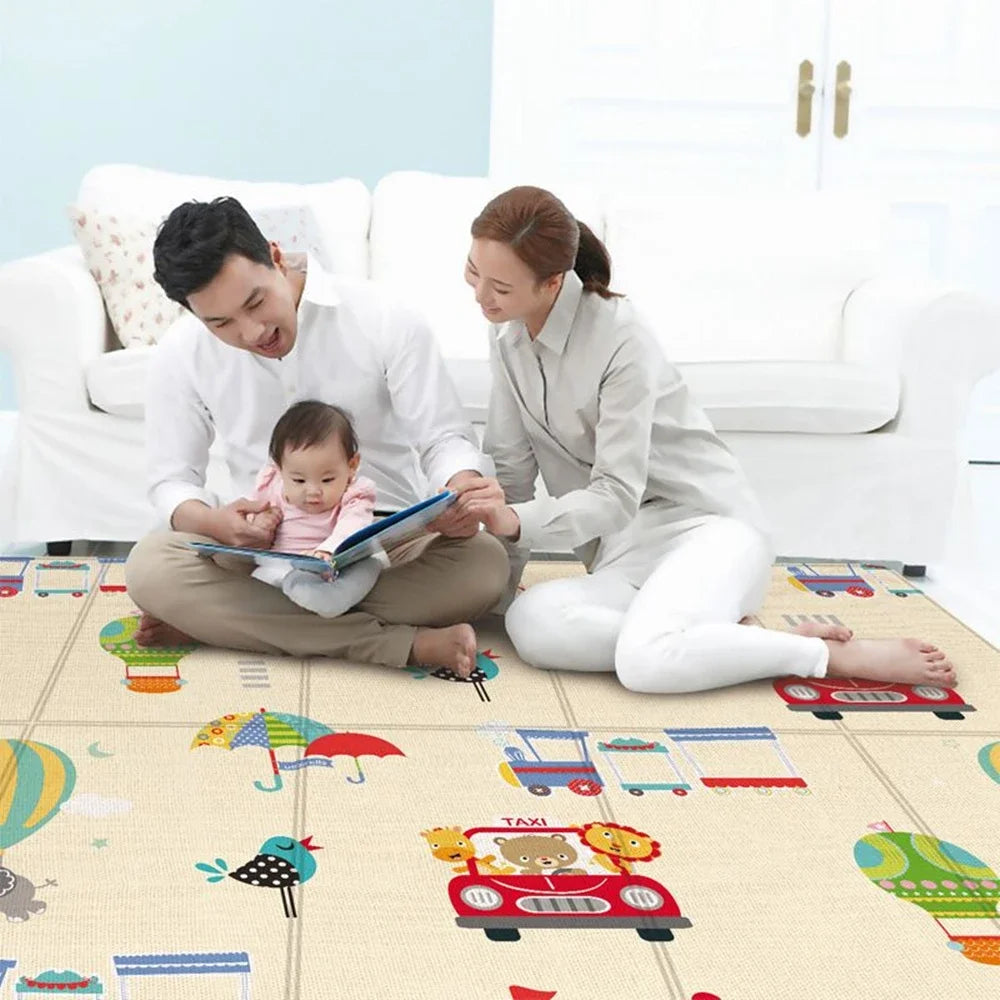 Non-Toxic Foldable Baby Play Mat Educational Children's Carpet in the Nursery Climbing Pad Kids Rug Activitys Games Toys 180*100