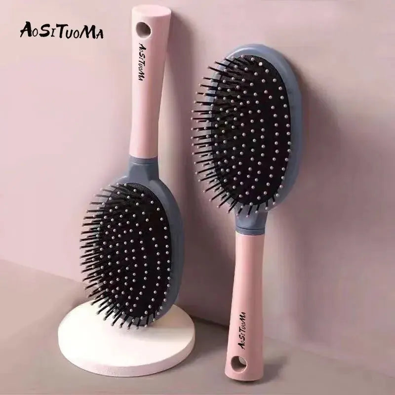 Detangling Hair Brush for Wavy/Curly Hair -Massage Wet Hair Comb for Detangling, Wet/Dry/Oil/Thick Hair-Gentle on Scalp and Hair